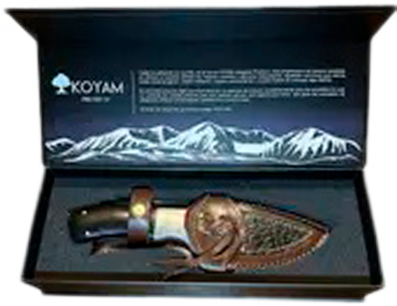 Cuchillo Damasco de supervivencia - Imagen 3