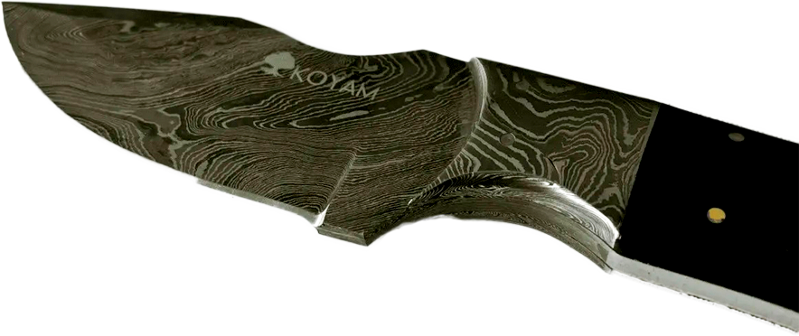 Cuchillo Damasco de supervivencia