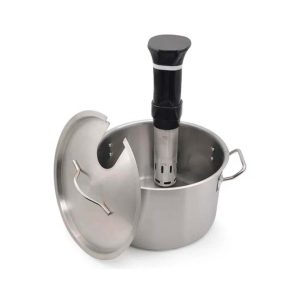 Olla de acero inoxidable para Sous Vide, ideal para asados perfectos en Chile