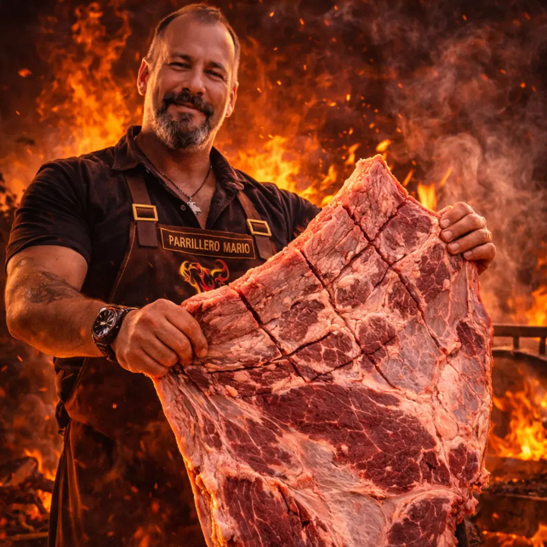 estomaguillo a la parrilla tradicional cocción al fuego