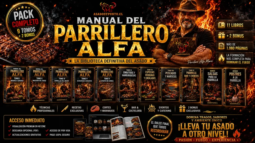 Curso Premium de Asados | Manual del Parrillero Alfa