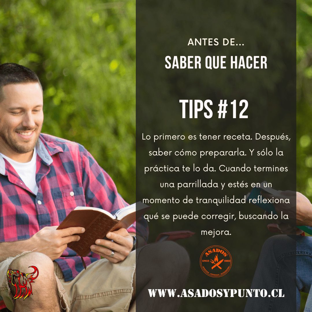 Saber que hacer antes de un asado