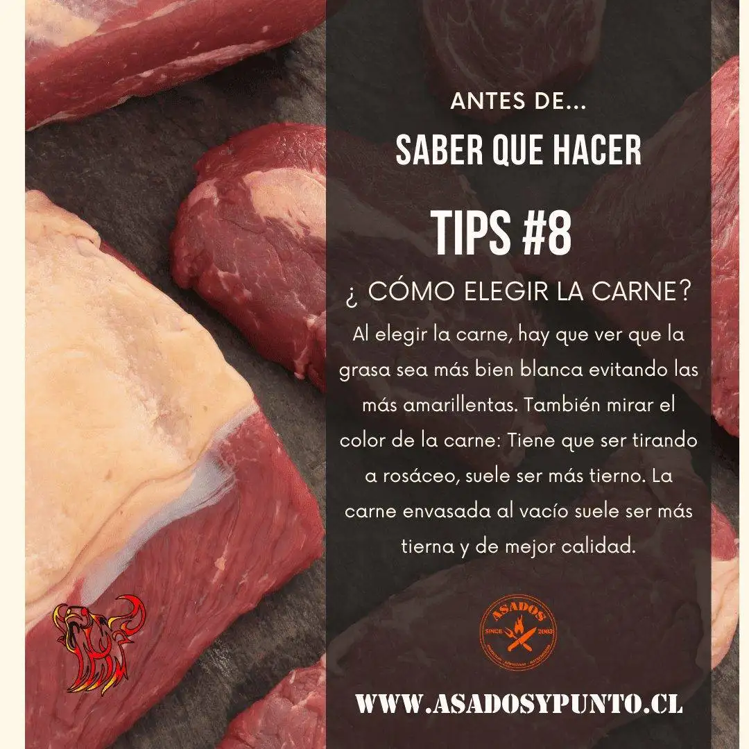 Cómo elegir la carne.